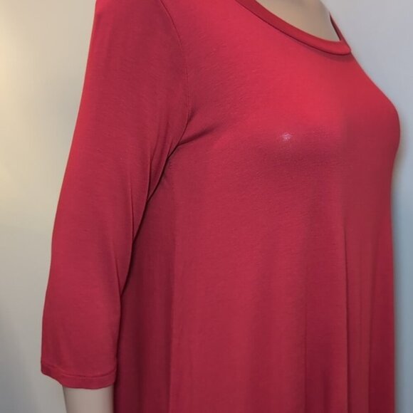 3/$20 Forever 21 Tunic Top A-Line Dress Cropped Sleeve Fall Christmas Holiday - Picture 7 of 10